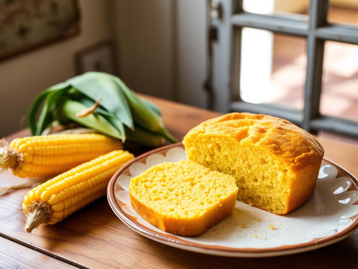 Pan de elote esponjoso